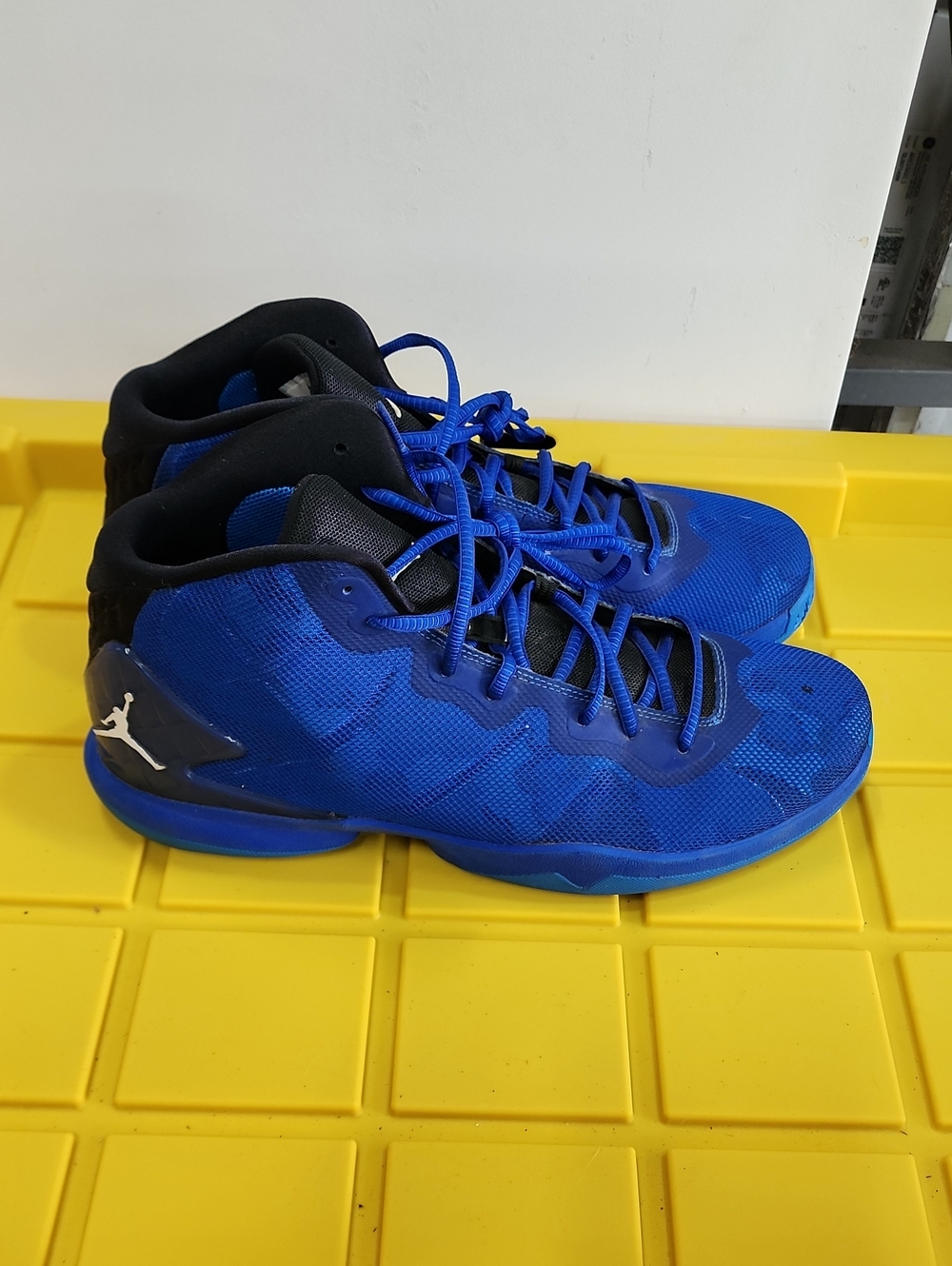 Air Jordan Blue High-Top Basketball Shoes